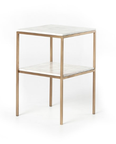 PT Printed Marble Nightstand